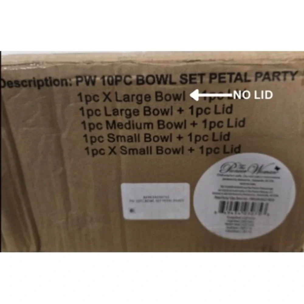 The Pioneer Woman Petal Party 9 pc Melamine Mixing Bowl Set RARE Open Box READ